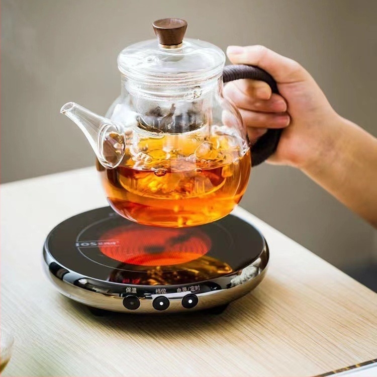 Elektromos kerámia teakeverő, ultra vékony, egészségtudatos dizájn, mini vízforraló, teáskészlet