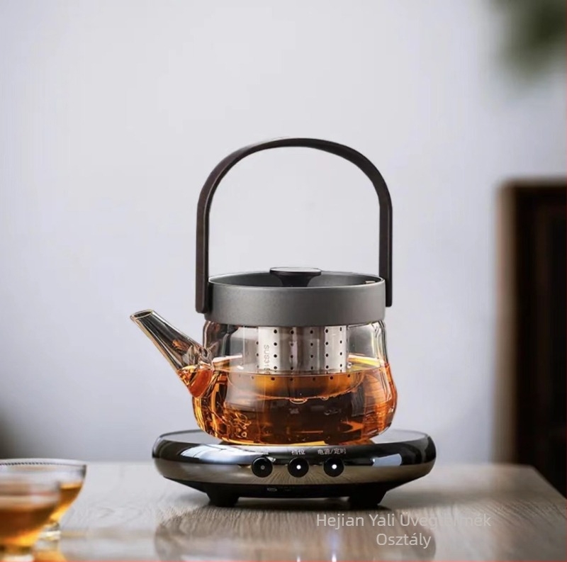 Elektromos kerámia teakeverő, ultra vékony, egészségtudatos dizájn, mini vízforraló, teáskészlet