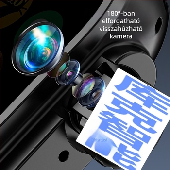 Xiaosumi Yu9 ujjlenyomat-azonosítóval ellátott okosóra, DDR4, 8601C modell, Android SU9A, 2,06 hüvelykes AMOLED kijelző