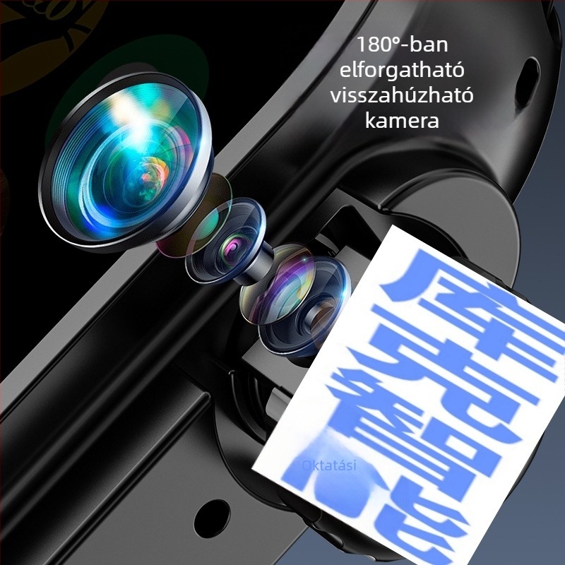 Xiaosumi Yu9 ujjlenyomat-azonosítóval ellátott okosóra, DDR4, 8601C modell, Android SU9A, 2,06 hüvelykes AMOLED kijelző