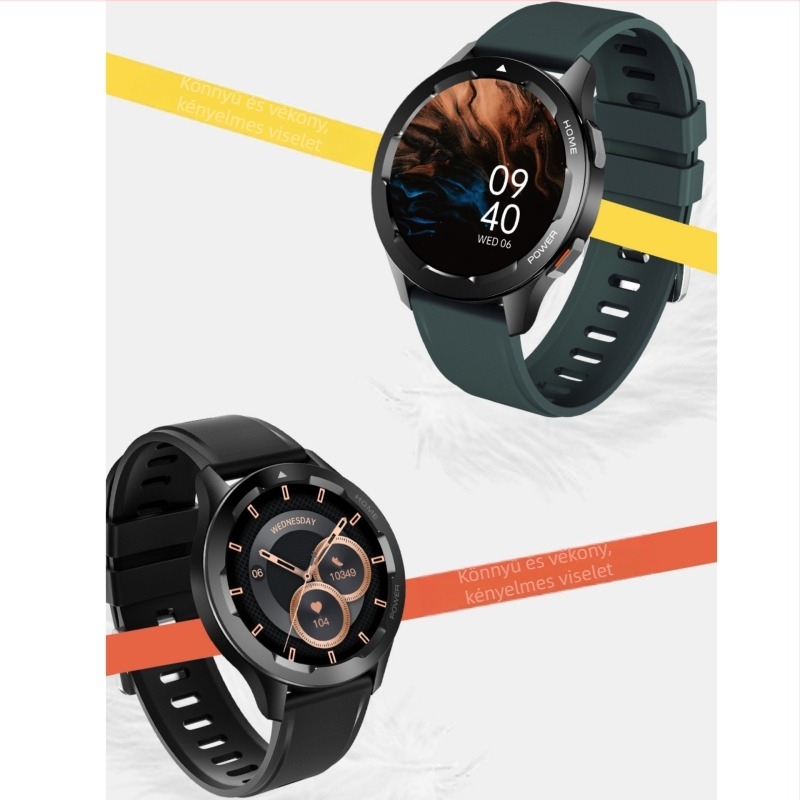 Sportos okosóra nagy HD kijelzővel, Bluetooth hívásokkal, hőmérővel és NFC fizetésekkel