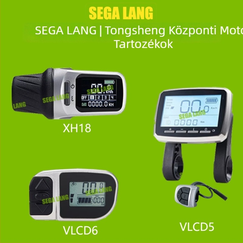Tongsheng TSDZ2 középmotor kiegészítők: fogaskerék, műszer, nyomatékszenzor, sebességmérő