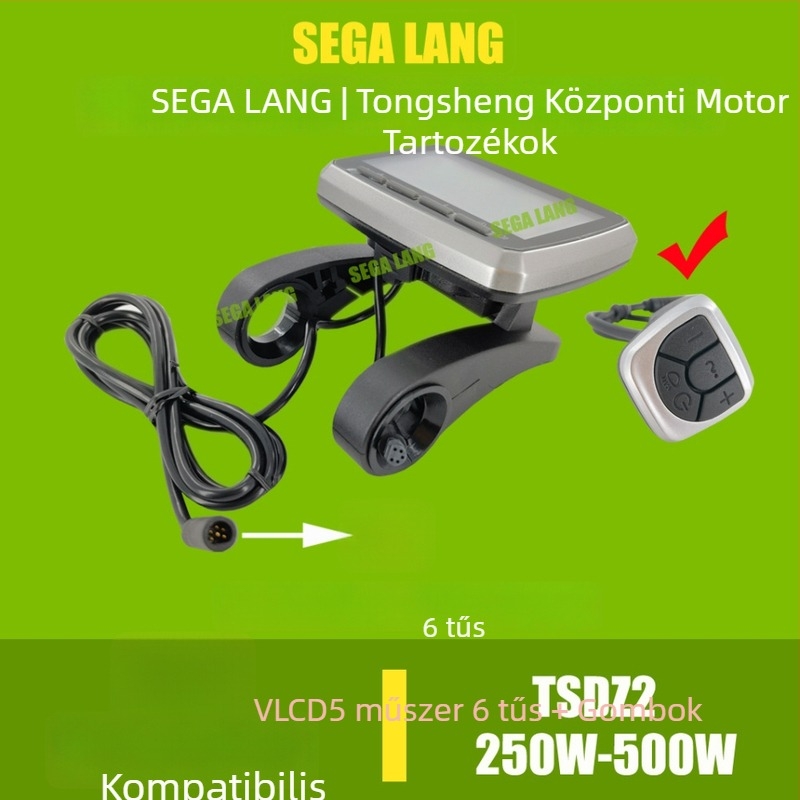 Tongsheng TSDZ2 középmotor kiegészítők: fogaskerék, műszer, nyomatékszenzor, sebességmérő