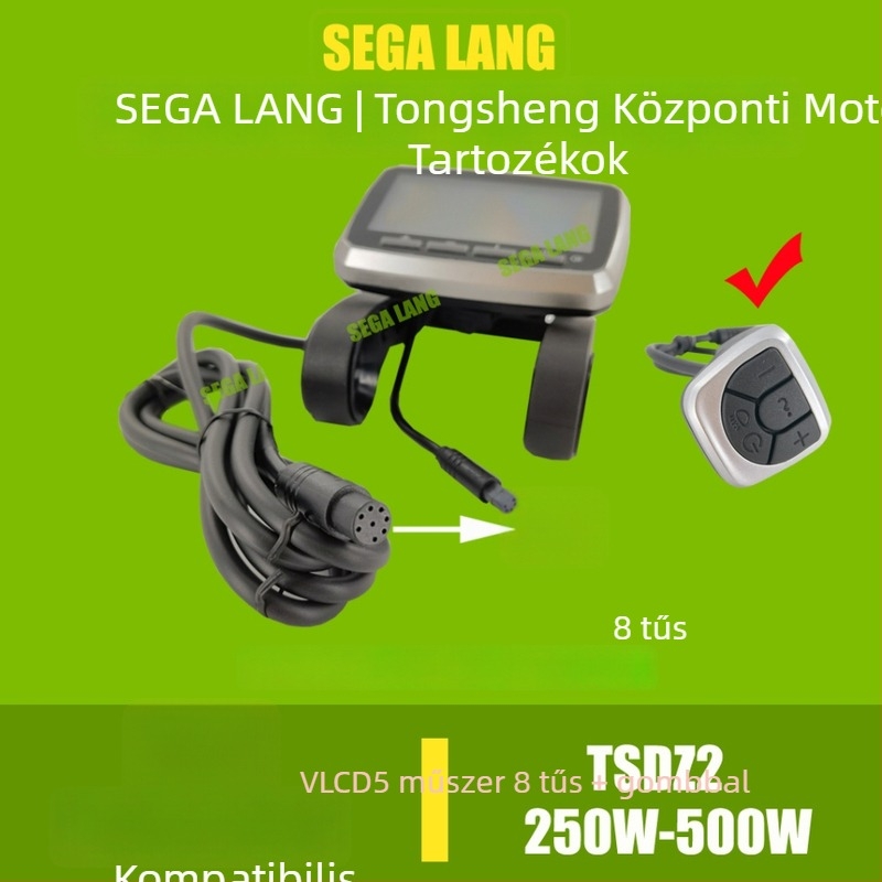 Tongsheng TSDZ2 középmotor kiegészítők: fogaskerék, műszer, nyomatékszenzor, sebességmérő