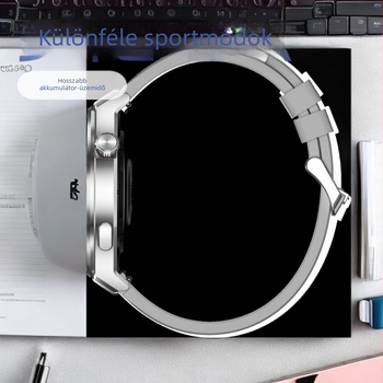 P1 Sportos okosóra: szívritmus- és pulzusmérés, lépésszámláló, alvásfigyelés, vér oxigén, vérnyomás, Bluetooth hívások, edzéskövetés, 1,52 hüvelykes TFT kör kijelző, silikon szíj