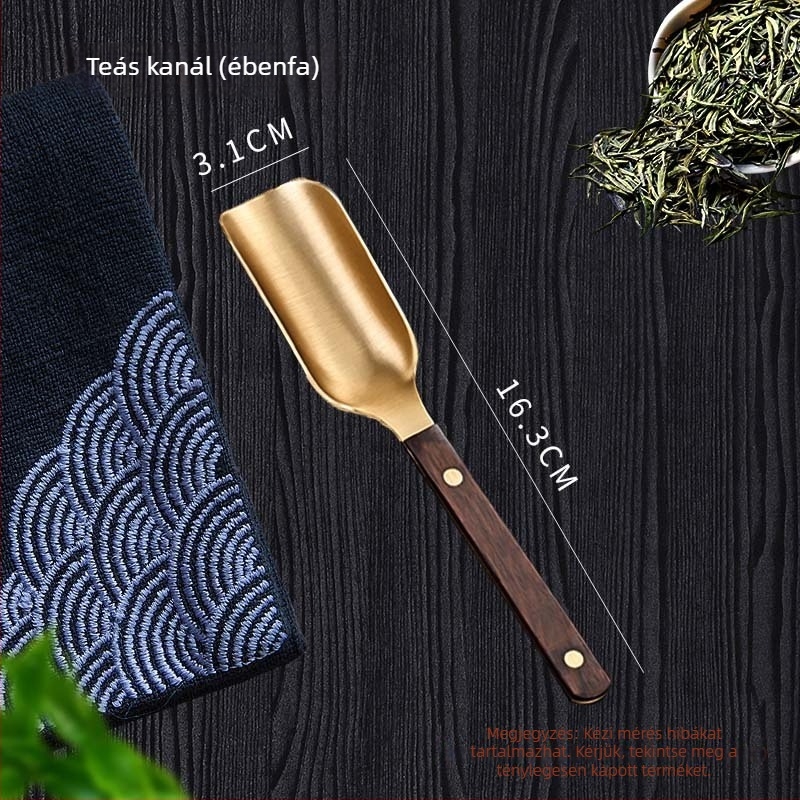 Sárgaréz hat úriember teáskészlet Gongfu tea ceremóniához – teakiegészítők