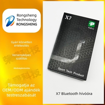 X7 okosóra sportos lépésszámlálóval, Bluetooth-hívásokkal és többfunkciós értesítésekkel