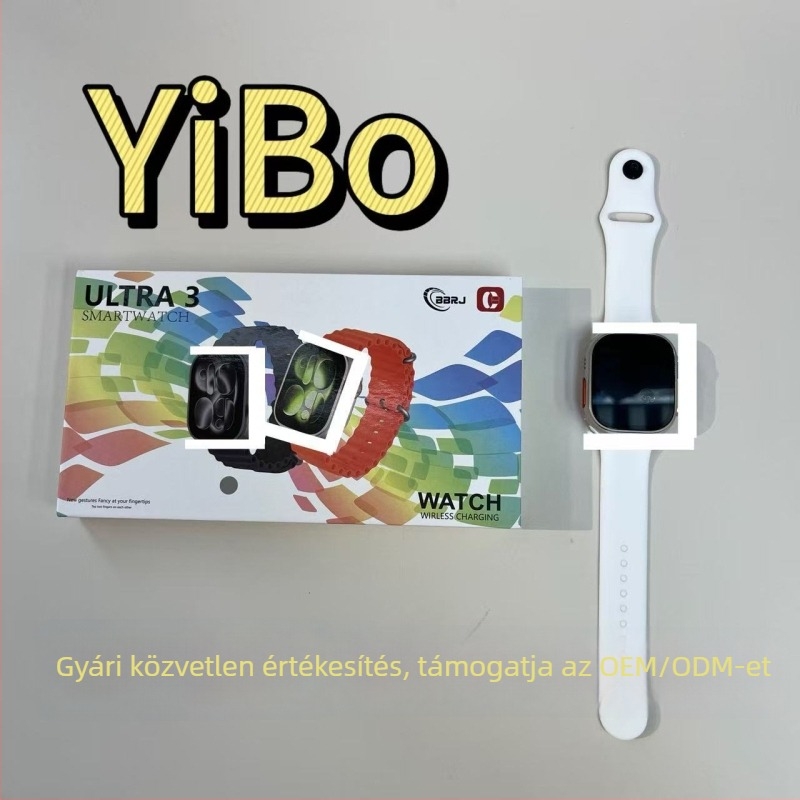 Ultra 3 AL okosóra két szíjjal és Bluetooth-kapcsolattal