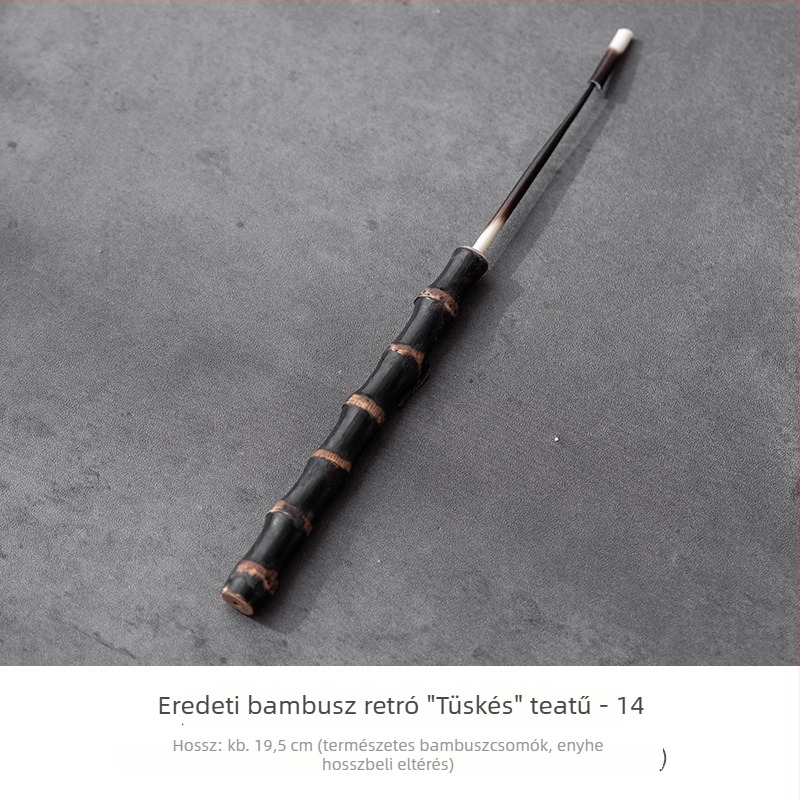 Antik stílusú lilás bambusz tea ceremónia kiegészítők – bambusz teáskanál, teáskanál, bambusz ostor, teáskanál, Hat nemesúr