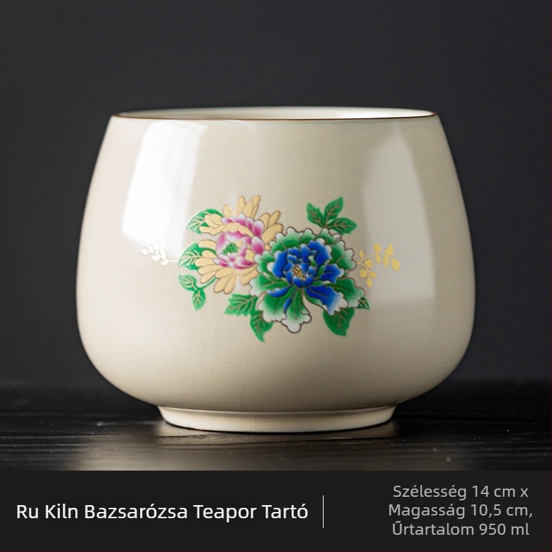 Kerámia Kung-Fu teaceremónia kiegészítők — egyszerű retro víz edény, teás mosó tál, víztartály, teavödör és üledék tartály