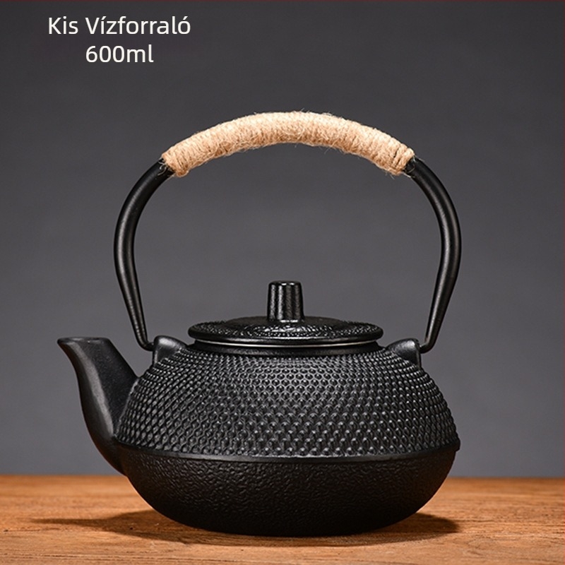 Öntöttvas teáskészlet tűzhelyre, Kung-Fu teáskészlet