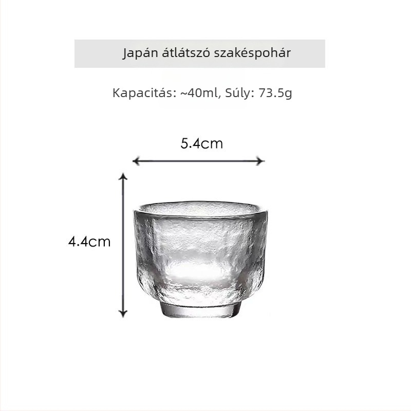 Japán stílusú kristály teáscsésze aranyozással, otthoni használatra – egyedi Gongfu teáscsésze