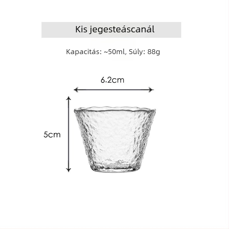 Japán stílusú kristály teáscsésze aranyozással, otthoni használatra – egyedi Gongfu teáscsésze