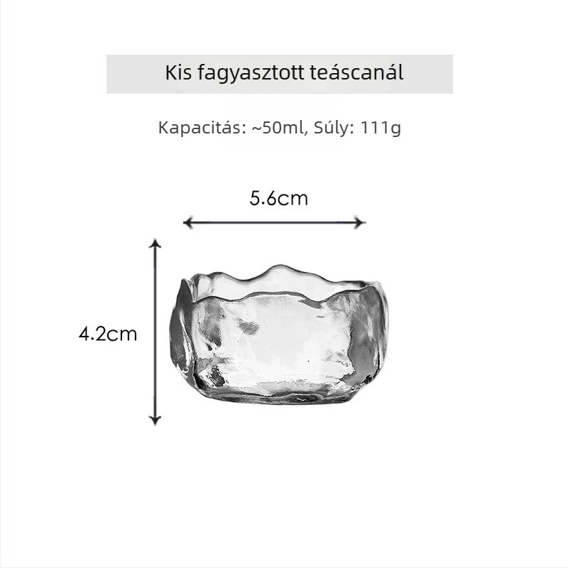 Japán stílusú kristály teáscsésze aranyozással, otthoni használatra – egyedi Gongfu teáscsésze
