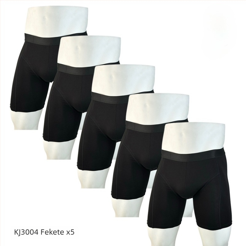 Férfi alakformáló boxeralsó, nagy méret, sportos, hosszabb fazon, 100% pamut