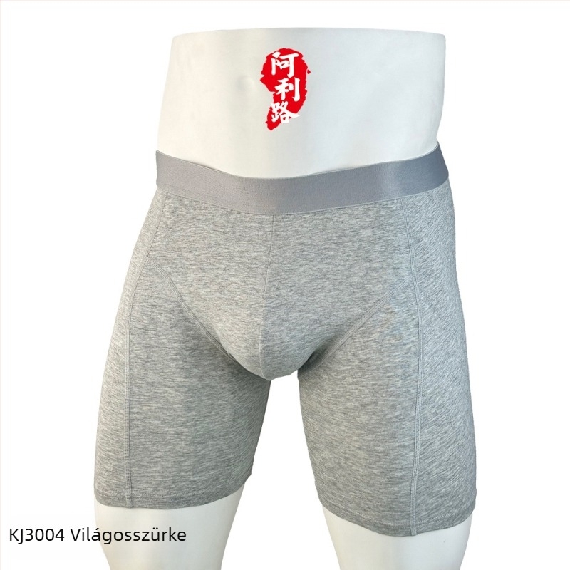 Férfi alakformáló boxeralsó, nagy méret, sportos, hosszabb fazon, 100% pamut