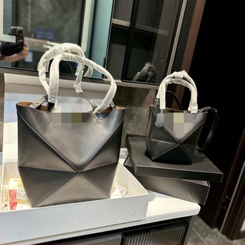 Nagy kapacitású tote táska puzzle geometriai mintával, modern laptop-táska nőknek