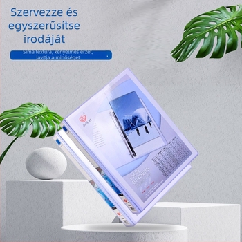 Ever Gain A4-es mappa PVC háromoldalas betétekkel és fedéllel