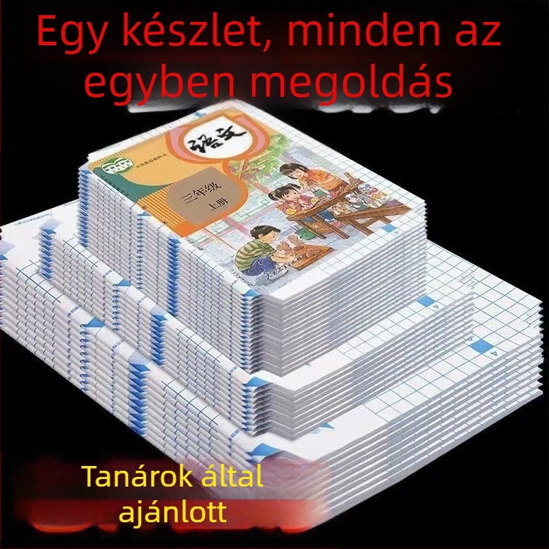 Matt felületű öntapadós átlátszó könyvborító, vágás nélkül, vízálló, teljes készlet tankönyvekhez, méretek 22K, 25K, A5, A4, 16K