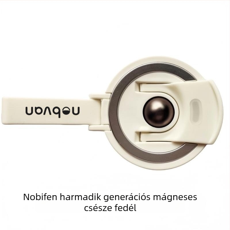 Nobvan mágneses csésze: mágneses teás kamra, fedél és pohártest