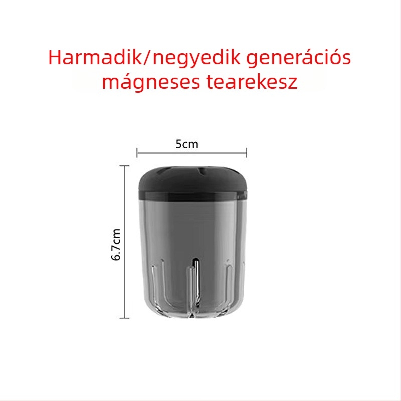 Nobvan mágneses csésze: mágneses teás kamra, fedél és pohártest