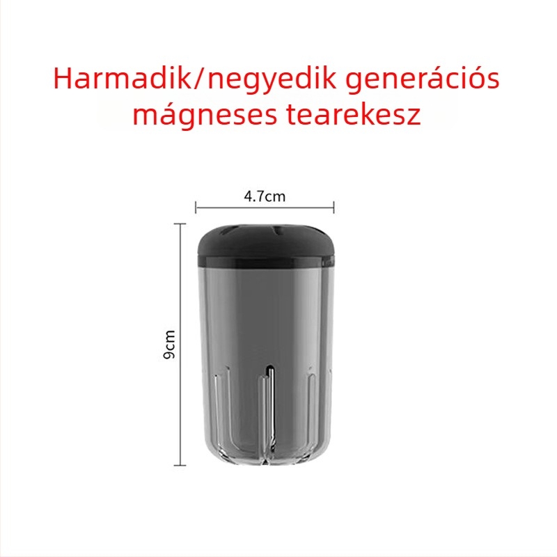 Nobvan mágneses csésze: mágneses teás kamra, fedél és pohártest