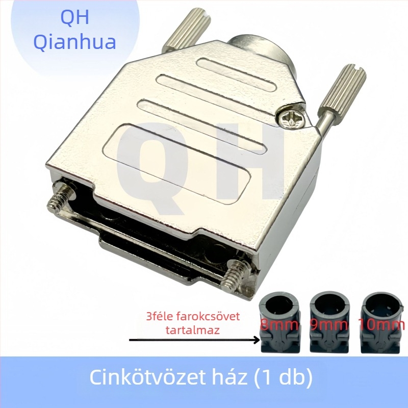 D-Sub DB csatlakozó HDB15, három soros, 26/44/50/62/78 PIN, férfi és női, aranyozott érintkezők, forrasztódrót típusú