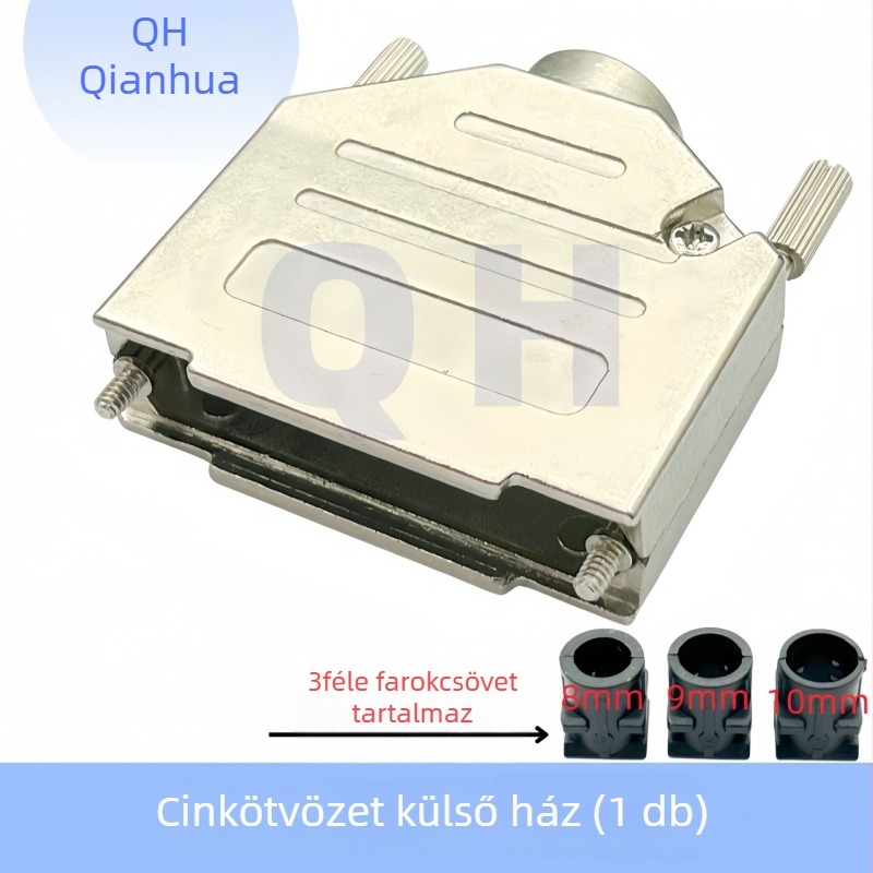 D-Sub DB csatlakozó HDB15, három soros, 26/44/50/62/78 PIN, férfi és női, aranyozott érintkezők, forrasztódrót típusú
