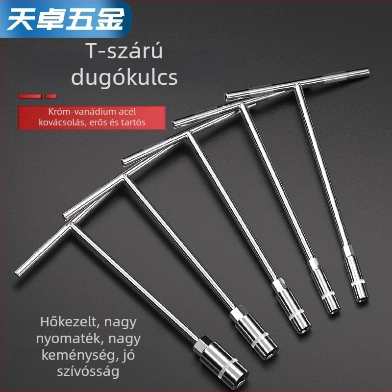 T-formájú dugókulcs külső hatszögfejjel, kézi használat, 6/7/8/10/14/17 mm