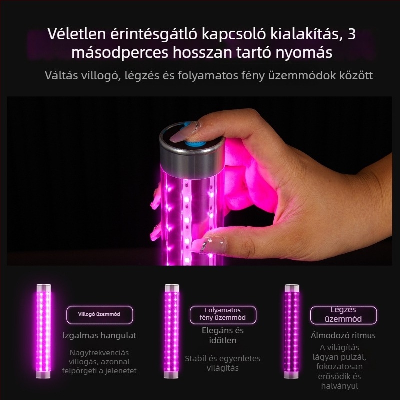 LED újratölthető villanó pálca bárhoz és klubokhoz