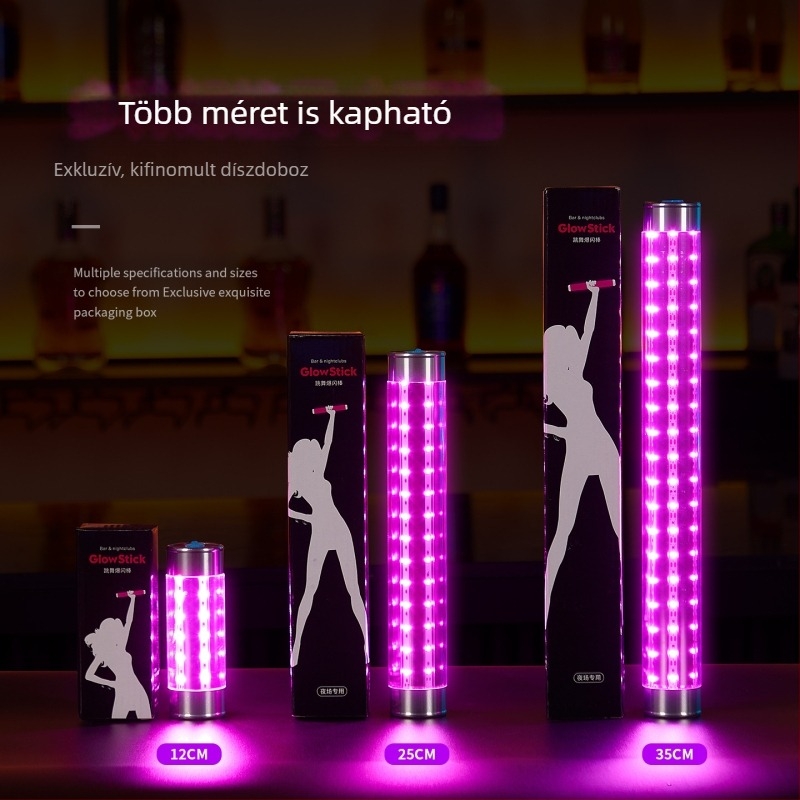 LED újratölthető villanó pálca bárhoz és klubokhoz