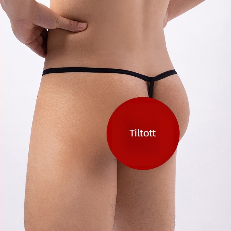 PS537 Férfi Milk Silk nyomtatott T-back alsó