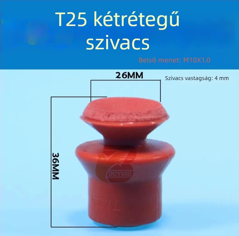 Robotkar kiegészítők: erős egyrétegű és kétszeres rétegű G35 T20 hullámos, nyom nélkül habszivacs szívófej, piros, magas hőmérséklet-állóság