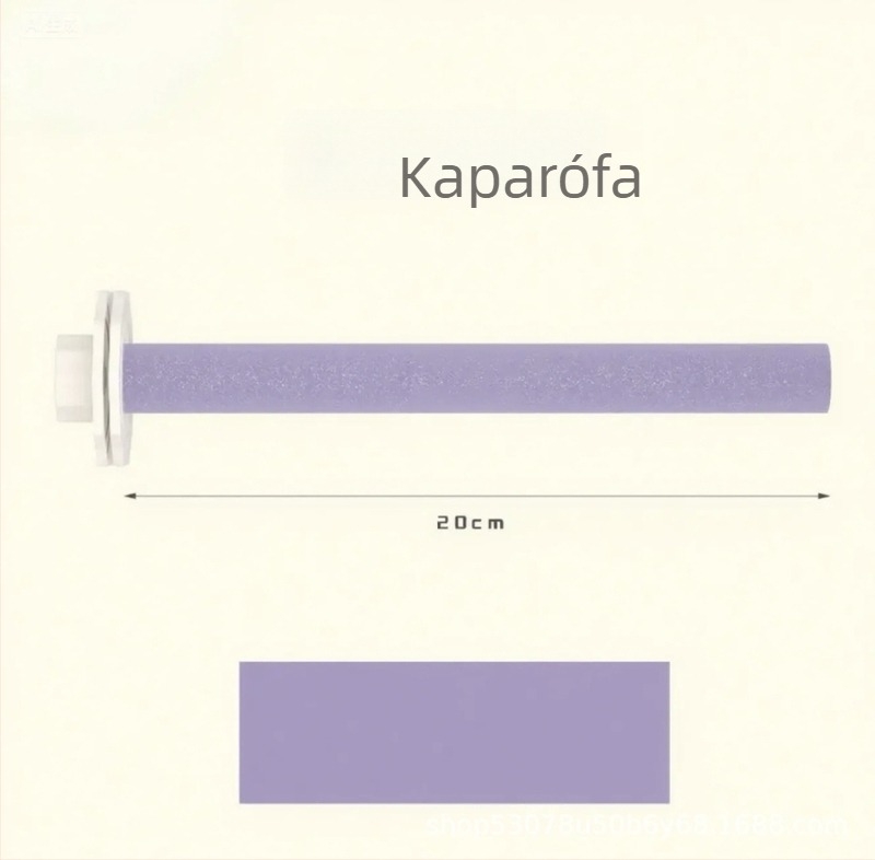 Papagáj reszelő poszt dopamin színű, csőr- és karmareszelő bot, madárház játék, kis méret