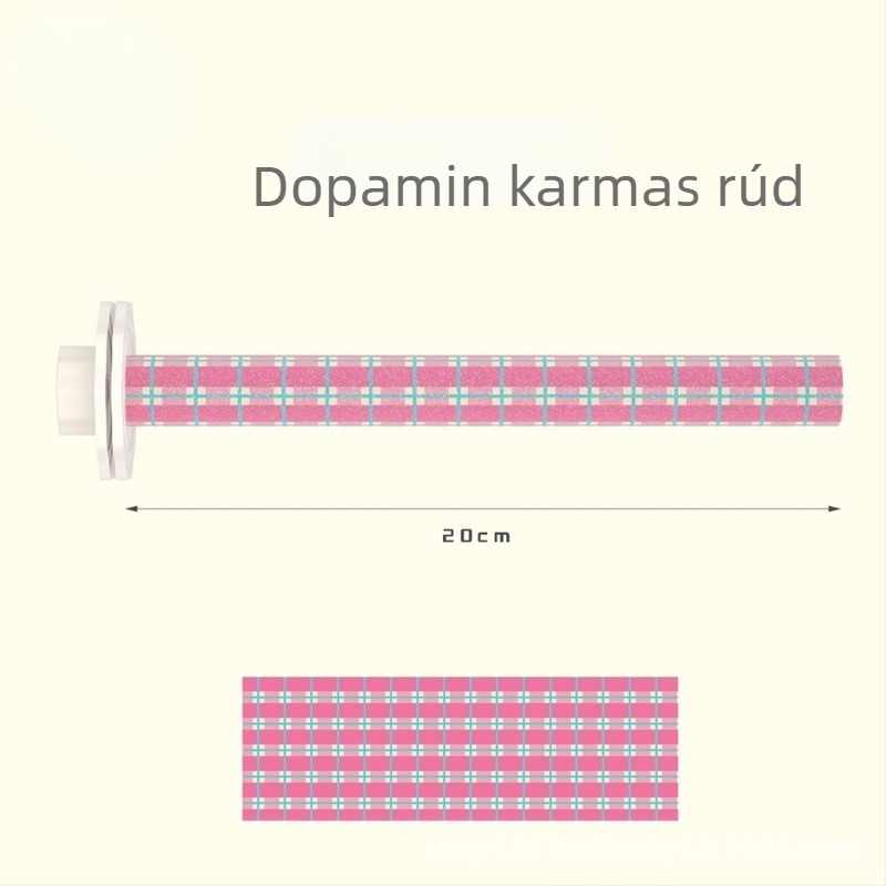 Papagáj reszelő poszt dopamin színű, csőr- és karmareszelő bot, madárház játék, kis méret