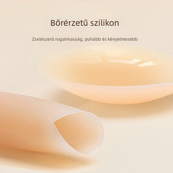 Szilícium melltapasz, láthatatlan és nyom nélküli, újrafelhasználható, ultra vékony, lélegző, egyszínű, fényes felület