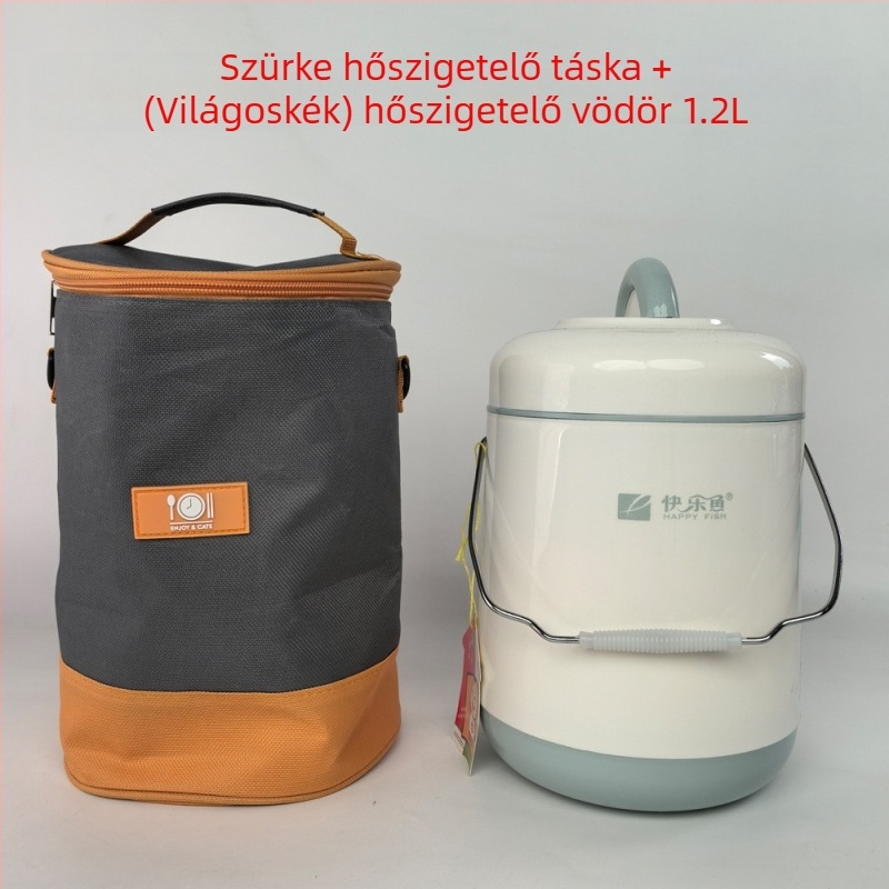 Ultra hosszú ideig hőszigetelt ebédes doboz üveg vákuumos belsővel, két rétegű hőmérséklet-záró tartály, hordozható, nagy kapacitású ebéddoboz