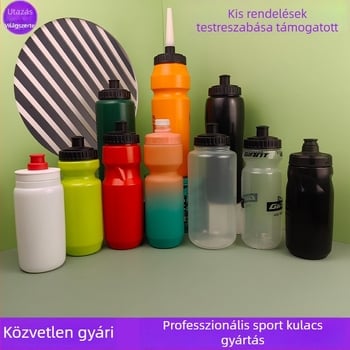 PP műanyag kerékpáros ivópalack szívócsővel, nyári utazásokhoz, logóval nyomtatva, testreszabható