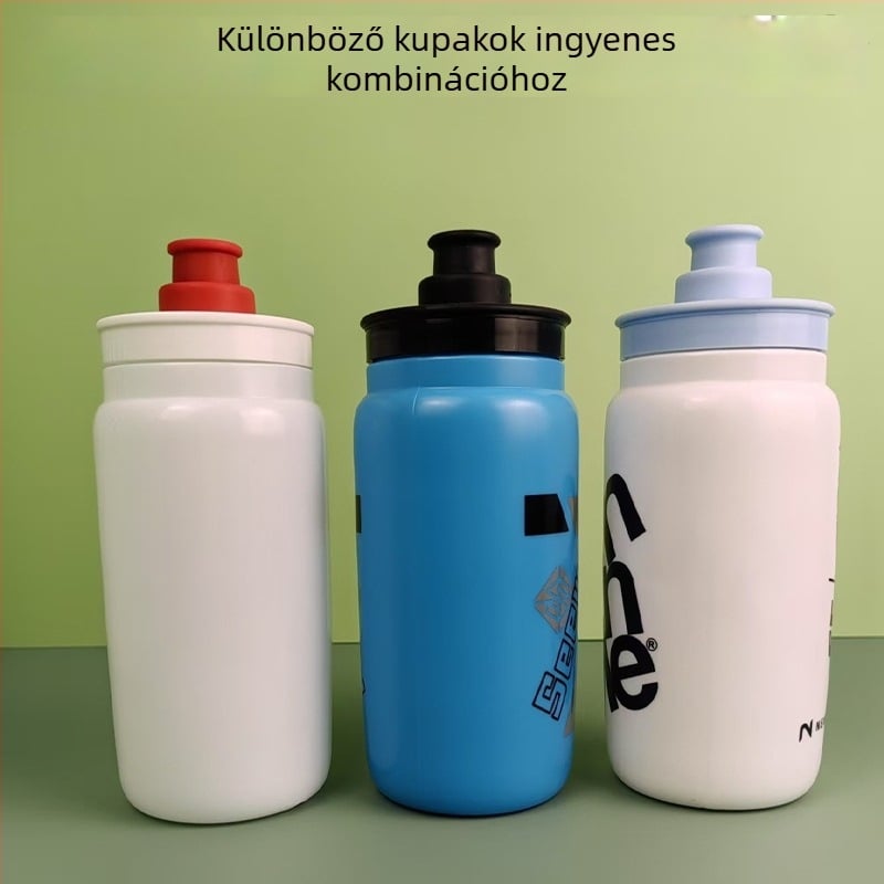 PP műanyag kerékpáros ivópalack szívócsővel, nyári utazásokhoz, logóval nyomtatva, testreszabható
