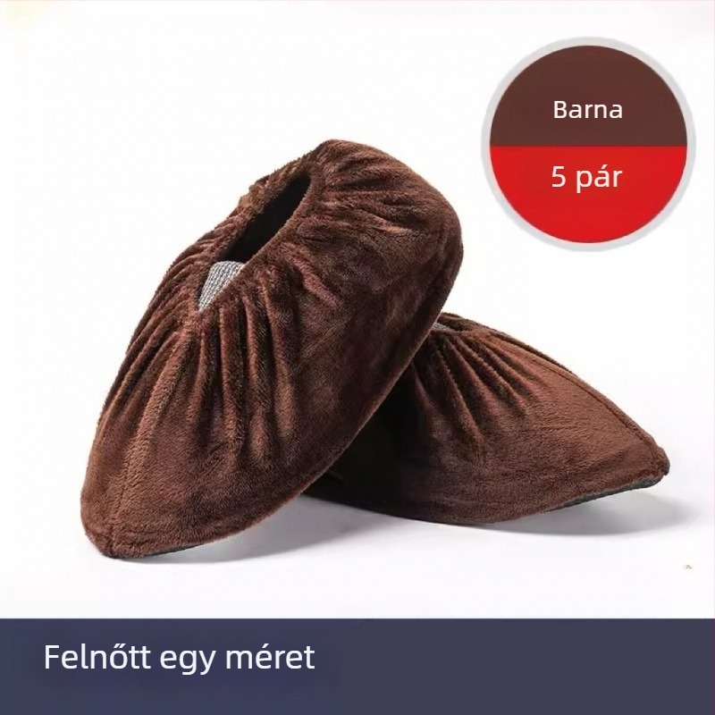Vastagított csúszásmentes denim cipővédők, újrahasználhatóak, antisztatikus, porvédő, gyártási és otthoni használatra