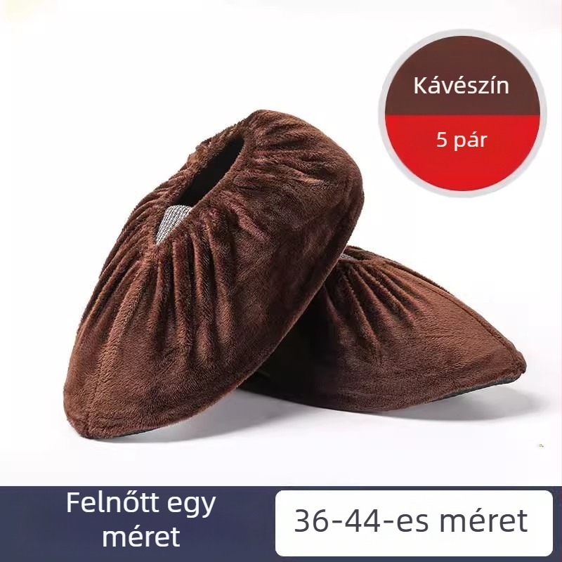 Vastagított csúszásmentes denim cipővédők, újrahasználhatóak, antisztatikus, porvédő, gyártási és otthoni használatra