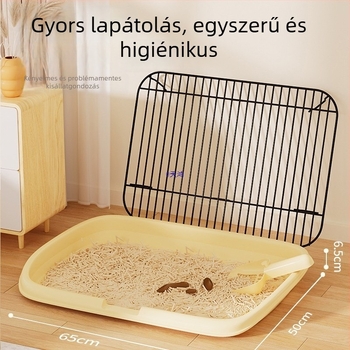 Kutyák számára – kicsi, közepes és nagy méretű toalette, rögzített használati hely, tálca vizelethez, védve a lépésktől a székletre