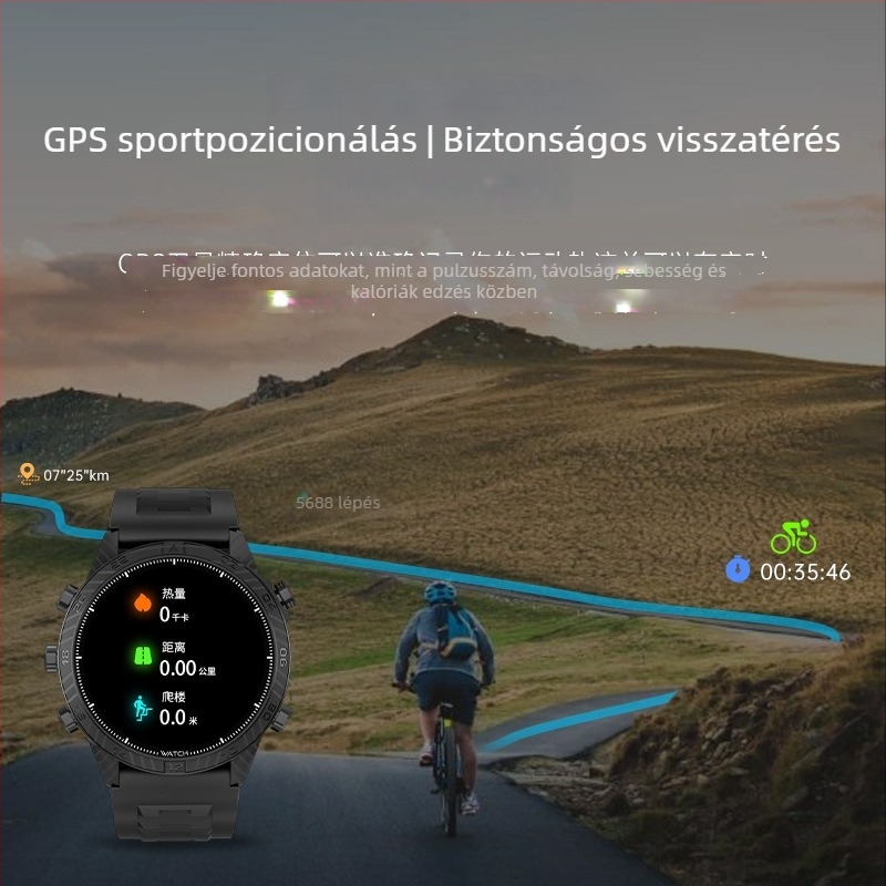 GS CARBON Bluetooth HD okosóra egészségügyi és sportos értesítésekkel, többfunkciós hívási lehetőségekkel
