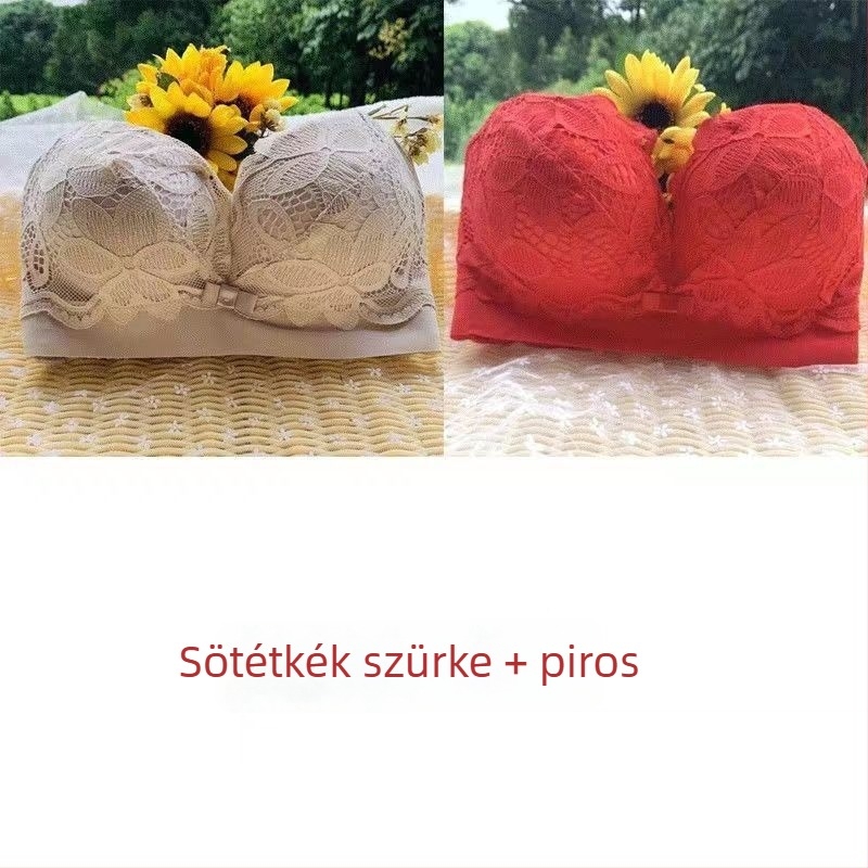 Megvastított push-up melltartó, 8 cm vastag tömés, teljes kosár, vezeték nélküli, oldalsó mellszobor formázás, női melltartó