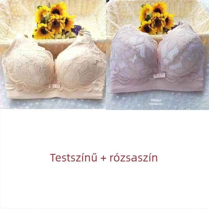 Megvastított push-up melltartó, 8 cm vastag tömés, teljes kosár, vezeték nélküli, oldalsó mellszobor formázás, női melltartó