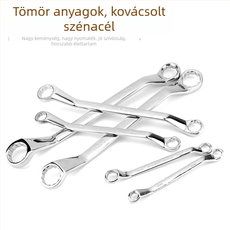 Kétfejű Plum Blossom kulcs autójavításhoz, tükrös felület, többfunkciós Torx kulcs