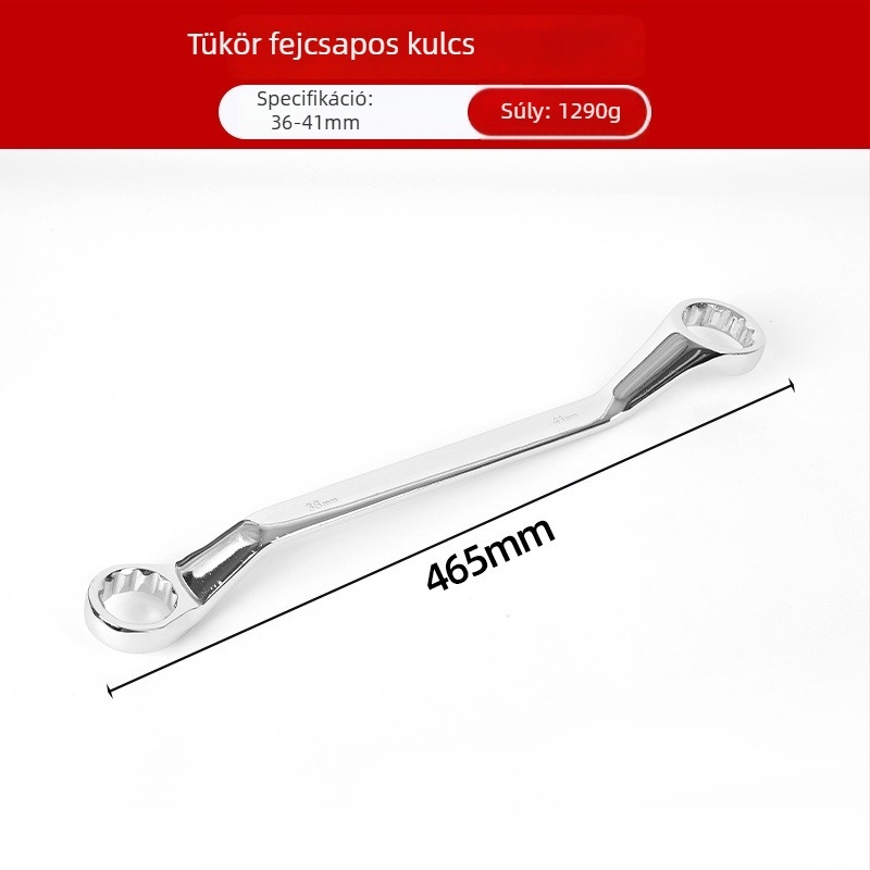 Kétfejű Plum Blossom kulcs autójavításhoz, tükrös felület, többfunkciós Torx kulcs