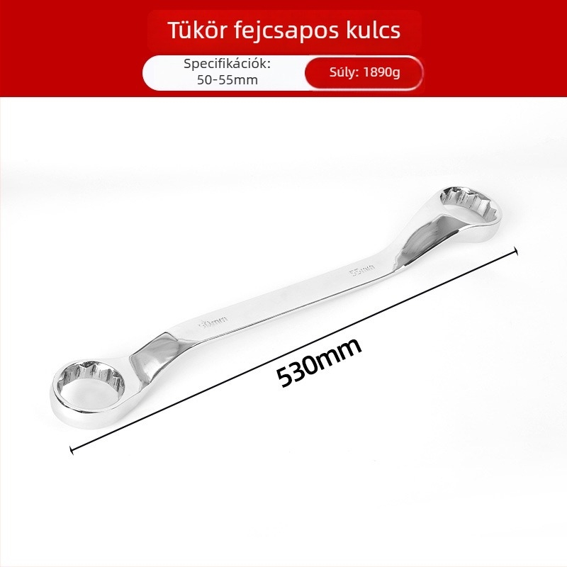 Kétfejű Plum Blossom kulcs autójavításhoz, tükrös felület, többfunkciós Torx kulcs