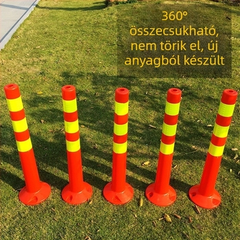 PE műanyag figyelmeztető oszlop PU rugalmas oszlop, EVA útelválasztó, reflexiós oszlop és irányító oszlopok