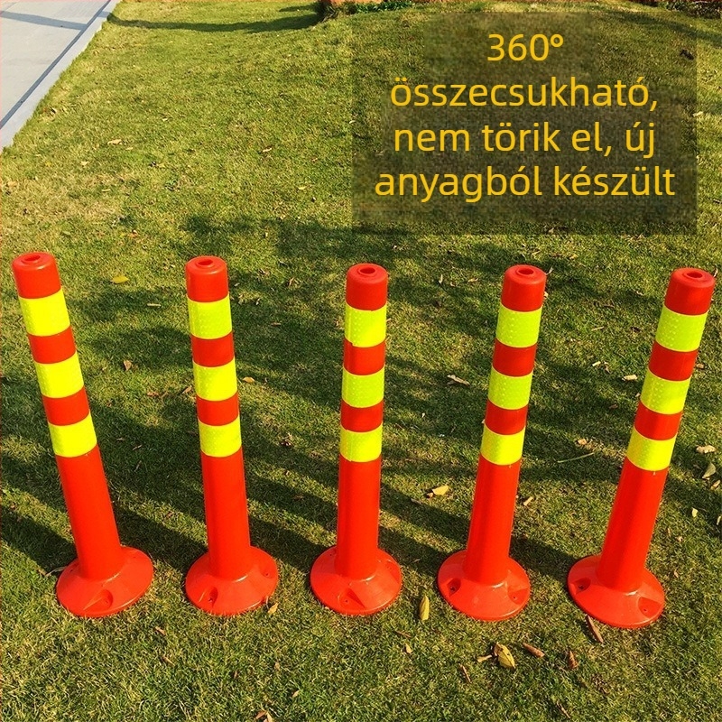 PE műanyag figyelmeztető oszlop PU rugalmas oszlop, EVA útelválasztó, reflexiós oszlop és irányító oszlopok